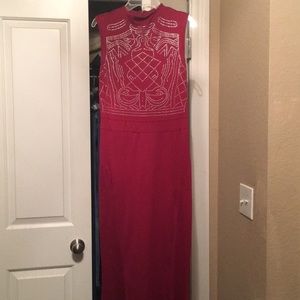 Long dress.